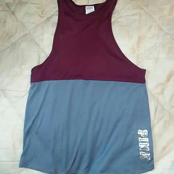 PINK Victoria's Secret Tops - VS PINK Highneck Razorback Tank❤